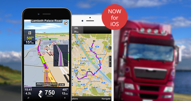 Sygic Launches iOS Version of GPS Navigation of Truckers - Sygic | Bringing life to maps