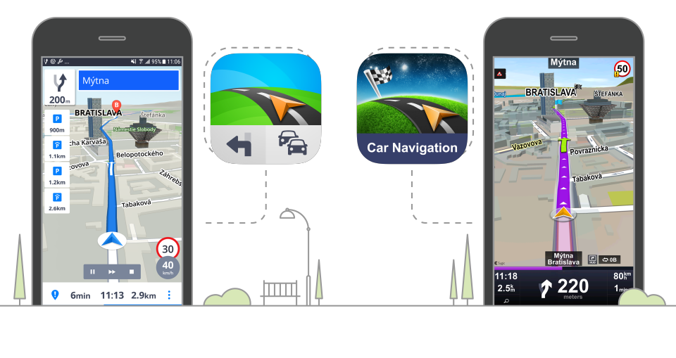 The difference between Sygic Car Navigation Sygic GPS Navigation - Sygic | Bringing life to maps